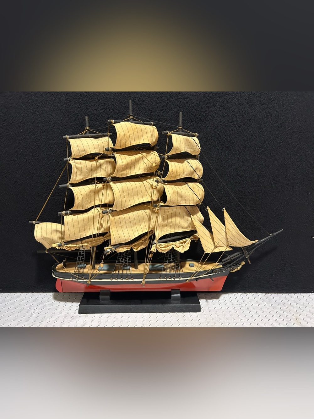Vintage Wooden Model 1869 Cutty Sark Vintage Model Boat